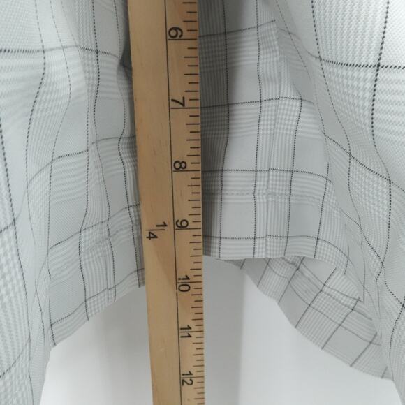 Callaway Shorts Men 40 Gray Plaid X Series Chino Golf Stretch Casual Lightweight - Picture 8 of 13